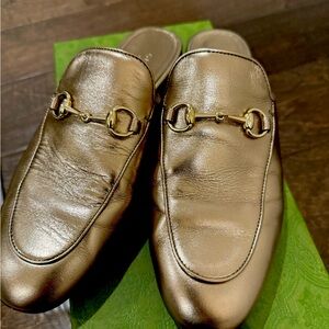 Gucci Princetown slippers Size 39 -Rose Gold